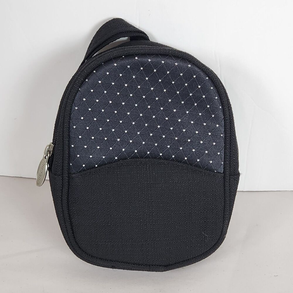 Burton Golf Valuables Pouch Bag Balls Holder Black Zippered wristlet‎ Keychain